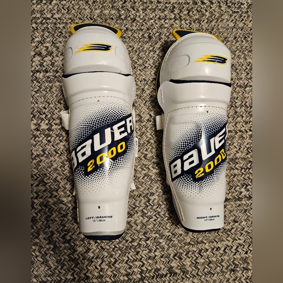 Bauer Other - Bauer Shin Gaurd, 15" Adult Hockey